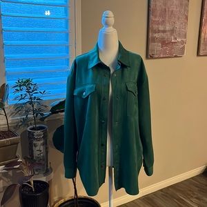 Green Oversized Jacket